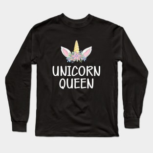 Unicorn Queen Long Sleeve T-Shirt